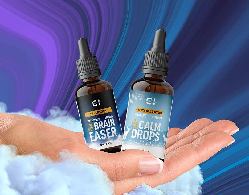 Calmness Dropper Bottle Label Design